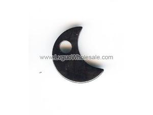 Hematite Charms Moon